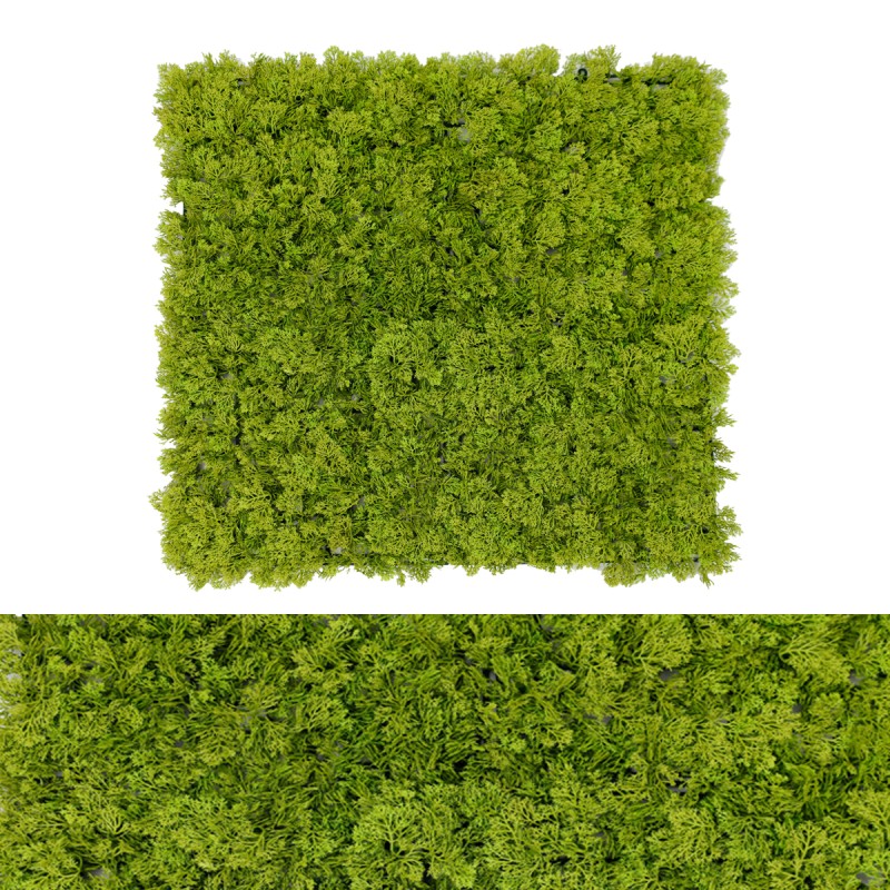 Panou din plante artificiale, Naimeed D7428, Verde, 50x50 cm