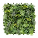 Panou din plante artificiale,cu frunze, Naimeed D7429, Verde, 100x100 cm