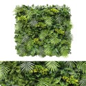Panou din plante artificiale,cu frunze, Naimeed D7429, Verde, 100x100 cm