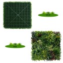 Panou din plante artificiale,cu frunze, Naimeed D7433, Multicolor, 100x100 cm