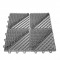 Set 4 placi pardoseala modulara din PP, Naimeed D4533, Gri