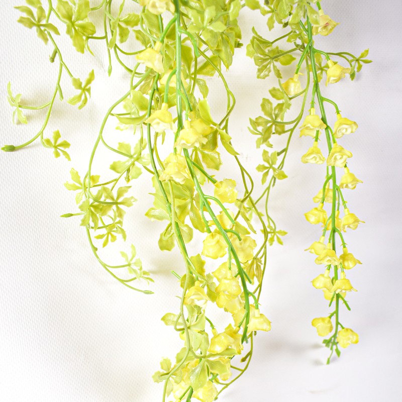 Planta artificiala curgatoare, inaltime 95cm, Naimeed D4863, Galben