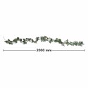 Planta artificiala curgatoare cu flori, Naimeed D4866, Alb, 2m Planta artificiala curgatoare cu flori, Naimeed D4866, Alb, 2m