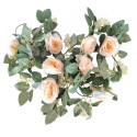 Planta artificiala curgatoare cu flori, Naimeed D4866, Roz Deschis, 2m Planta artificiala curgatoare cu flori, Naimeed D4866, Roz Deschis, 2m