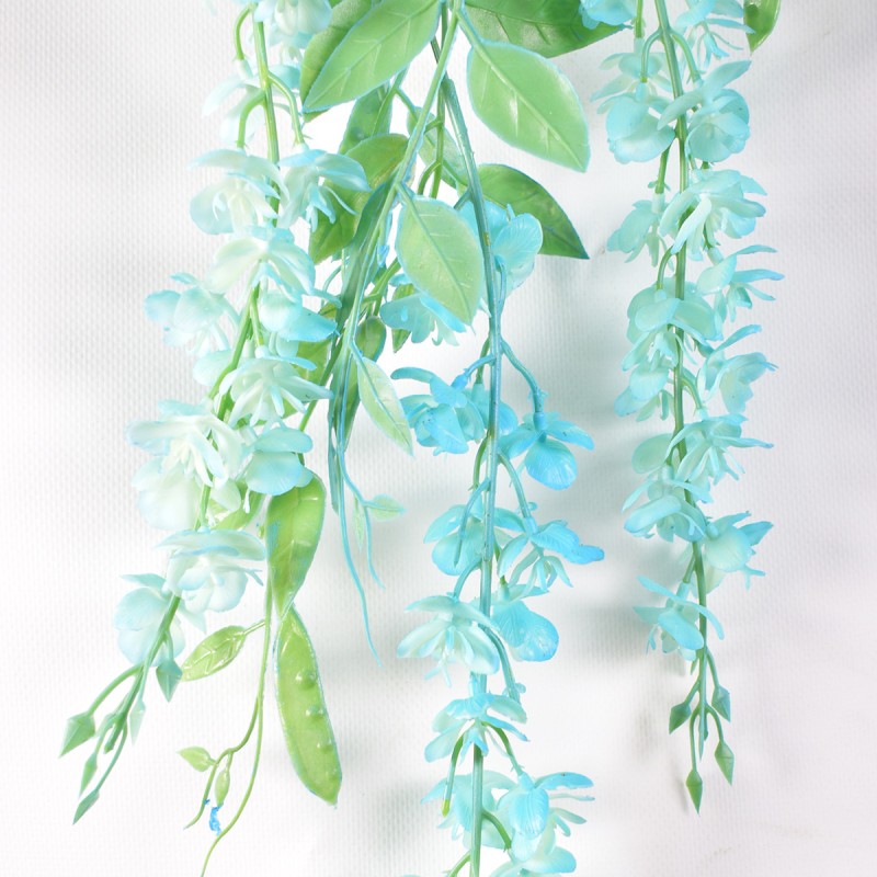 Planta artificiala curgatoare, inaltime 100cm, Naimeed D4952, Albastru