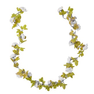 Planta artificiala, tip ghirlanda, Naimeed D5008, Alb, 2m