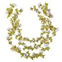 Set 3 plante artificiale, tip ghirlanda, Naimeed D5008, Alb, 2m Set 3 plante artificiale, tip ghirlanda, Naimeed D5008, Alb, 2m