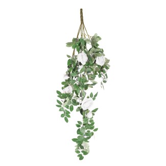 Planta artificiala curgatoare, inaltime 80cm, Naimeed D5011, Alb Planta artificiala curgatoare, inaltime 80cm, Naimeed D5011, Alb