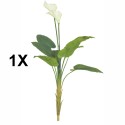 Floare artificiala, Calla fara ghiveci, Naimeed D5600, 113x78 cm, Alb Floare artificiala, Calla fara ghiveci, Naimeed D5600, 113x78 cm, Alb