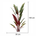 Planta artificiala, Stromanthe Sanguinea fara ghiveci, Naimeed D5619, 140x30 cm, Galben Planta artificiala, Stromanthe Sanguinea fara ghiveci, Naimeed D5619, 140x30 cm, Galben