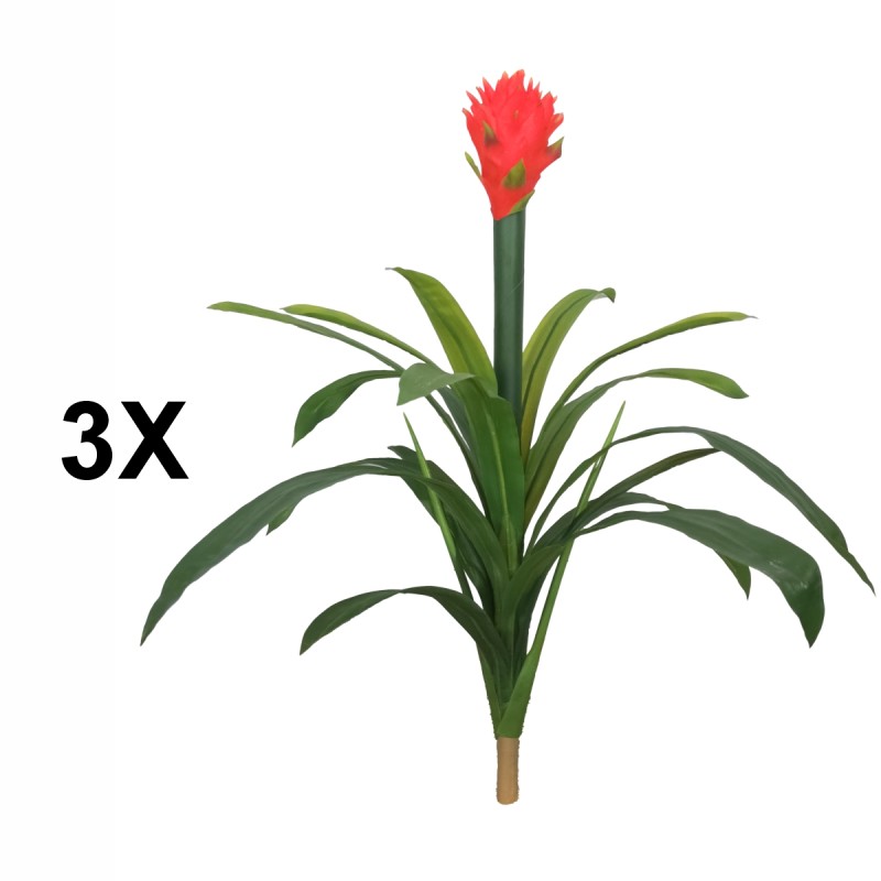 Floare artificiala, Guzmania fara ghiveci, Naimeed D5627, 70x75 cm, Rosu Floare artificiala, Guzmania fara ghiveci, Naimeed D5627, 70x75 cm, Rosu