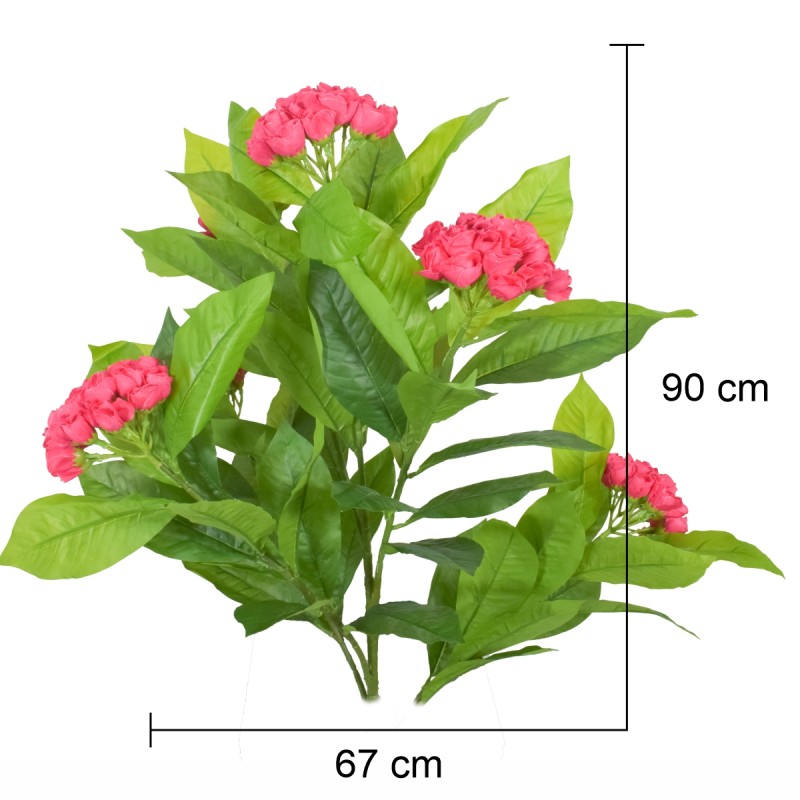 Floare artificiala fara ghiveci, Naimeed D5631, 90x67 cm, Roz Aprins Floare artificiala fara ghiveci, Naimeed D5631, 90x67 cm, Roz Aprins