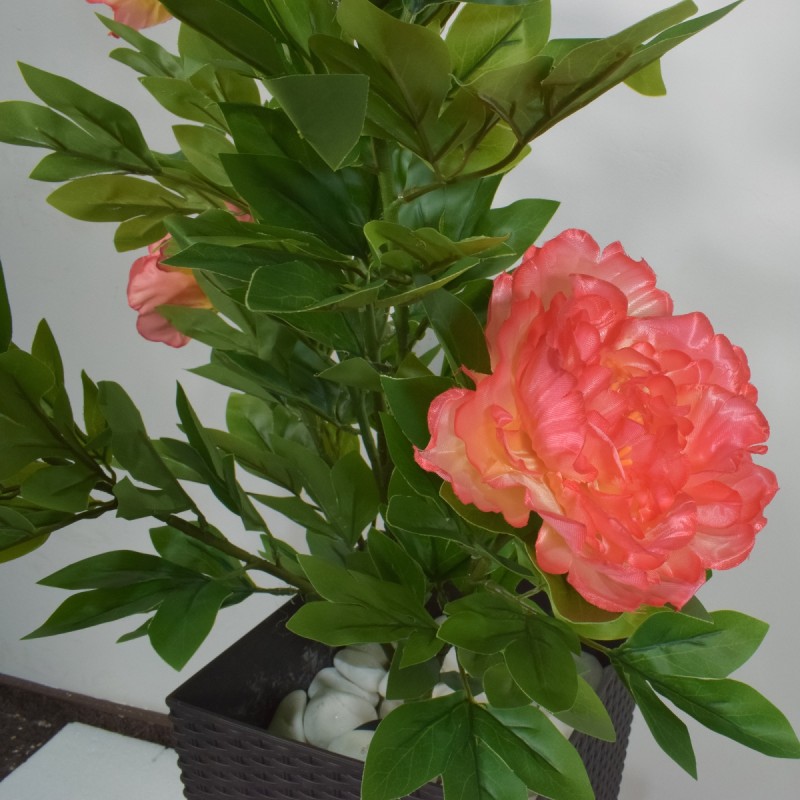 Floare artificiala, Bujor Chinezesc fara ghiveci, Naimeed D5632, 90x60 cm, Roz Floare artificiala, Bujor Chinezesc fara ghiveci, Naimeed D5632, 90x60 cm, Roz