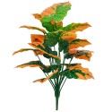 Planta artificiala, Syngonium fara ghiveci, Naimeed D5634, 70x60 cm, Portocaliu