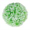 Sfera din plante artificiale, cu flori, Naimeed D5932, Verde-Alb, 200mm