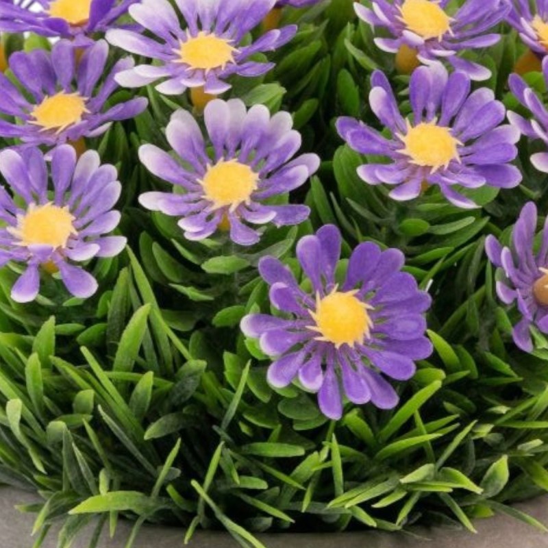 Planta artificiala, tip Asper, cu ghiveci de hartie, Naimeed D6928, 12x10 cm, Mov Planta artificiala, tip Asper, cu ghiveci de hartie, Naimeed D6928, 12x10 cm, Mov