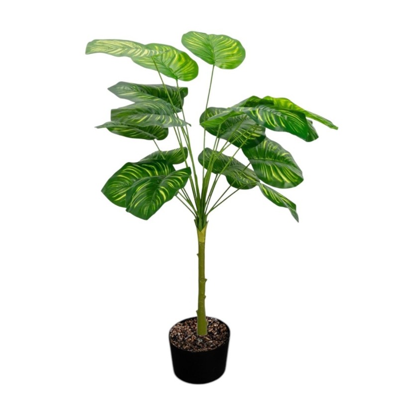 Planta decorativa artificiala, fara ghiveci, tip Philodendron Birkin, Naimeed D6944, 88 cm, Verde Planta decorativa artificiala, fara ghiveci, tip Philodendron Birkin, Naimeed D6944, 88 cm, Verde