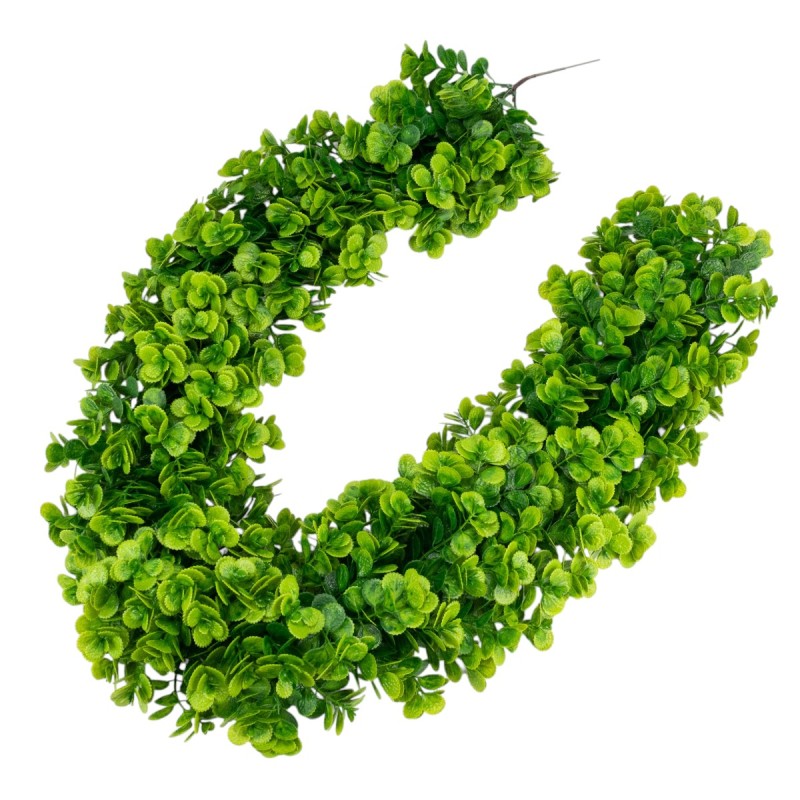 Ghirlanda decorativa artificiala, tip Buxus, Naimeed D6947, 160 cm, Verde Ghirlanda decorativa artificiala, tip Buxus, Naimeed D6947, 160 cm, Verde