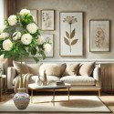Planta decorativa artificiala, fara ghiveci, tip Crizantema, Naimeed D6961, 105 cm, Alb Planta decorativa artificiala, fara ghiveci, tip Crizantema, Naimeed D6961, 105 cm, Alb