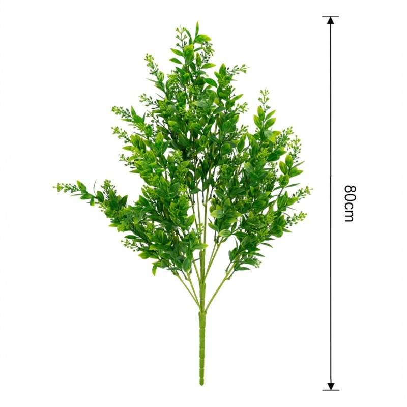 Planta decorativa artificiala,fara ghiveci, tip Buxus, Naimeed D6964, 80 cm, Verde Planta decorativa artificiala,fara ghiveci, tip Buxus, Naimeed D6964, 80 cm, Verde
