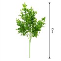 Planta decorativa artificiala, fara ghiveci, tip Buxus, Naimeed D6965, 80 cm, Verde