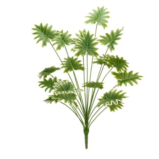 Planta decorativa artificiala, fara ghiveci, tip Philodendron , Naimeed D7028, 90 cm, Verde