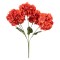 Buchet floare artificiala, Hortensie cu 5 ramuri si 6 capete, 50 cm, Naimeed D7033, Rosu