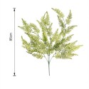 Set 2 plante artificiale curgatoare, 5 fire, lungime 85cm, Naimeed D7018, Verde