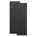 Set 2 panouri decorative, riflaj, polimer rigid, Naimeed D5464, 270x30x0.5cm, Negru Set 2 panouri decorative, riflaj, polimer rigid, Naimeed D5464, 270x30x0.5cm, Negru