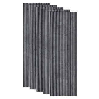 Set 5 panouri decorative, riflaj, polimer rigid, Naimeed D5466, 270x30x0.5cm, Gri Set 5 panouri decorative, riflaj, polimer rigid, Naimeed D5466, 270x30x0.5cm, Gri