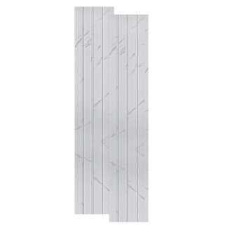 Set 2 panouri decorative, riflaj, polimer rigid, Naimeed D5471, 270x16x1cm, Alb Set 2 panouri decorative, riflaj, polimer rigid, Naimeed D5471, 270x16x1cm, Alb