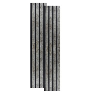 Set 2 panouri decorative, riflaj, polimer rigid, Naimeed D5472, 270x16x1cm, Gri Set 2 panouri decorative, riflaj, polimer rigid, Naimeed D5472, 270x16x1cm, Gri