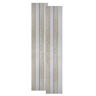 Set 2 panouri decorative, riflaj, polimer rigid, Naimeed D5474, 270x12x2cm, Alb Set 2 panouri decorative, riflaj, polimer rigid, Naimeed D5474, 270x12x2cm, Alb