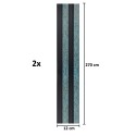 Set 2 panouri decorative, riflaj, polimer rigid, Naimeed D5476, 270x12x2cm, Turcoaz Set 2 panouri decorative, riflaj, polimer rigid, Naimeed D5476, 270x12x2cm, Turcoaz