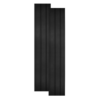 Set 2 panouri decorative, riflaj, polimer rigid, Naimeed D5483, 270x12x1cm, Negru Set 2 panouri decorative, riflaj, polimer rigid, Naimeed D5483, 270x12x1cm, Negru