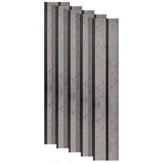 Set 5 panouri decorative, riflaj, polimer rigid, Naimeed D5487, 270x12x1cm, Crem Set 5 panouri decorative, riflaj, polimer rigid, Naimeed D5487, 270x12x1cm, Crem