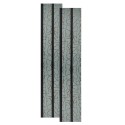 Set 2 panouri decorative, riflaj, polimer rigid, Naimeed D5488, 270x12x1cm, Turcoaz Set 2 panouri decorative, riflaj, polimer rigid, Naimeed D5488, 270x12x1cm, Turcoaz
