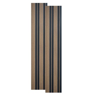 Set 2 panouri decorative, riflaj, polimer rigid, Naimeed D5489, 270x12x1cm, Maro Set 2 panouri decorative, riflaj, polimer rigid, Naimeed D5489, 270x12x1cm, Maro