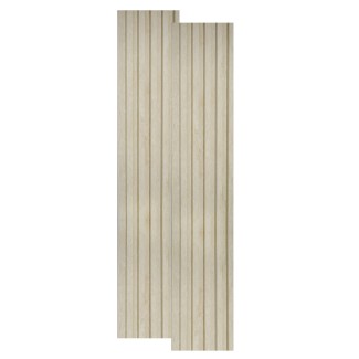 Set 2 panouri decorative, riflaj, polimer rigid, Naimeed D5496, 270x12x1cm, Crem Set 2 panouri decorative, riflaj, polimer rigid, Naimeed D5496, 270x12x1cm, Crem