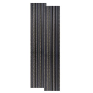 Set 2 panouri decorative, riflaj, polimer rigid, Naimeed D5497, 270x12x1cm, Negru Set 2 panouri decorative, riflaj, polimer rigid, Naimeed D5497, 270x12x1cm, Negru