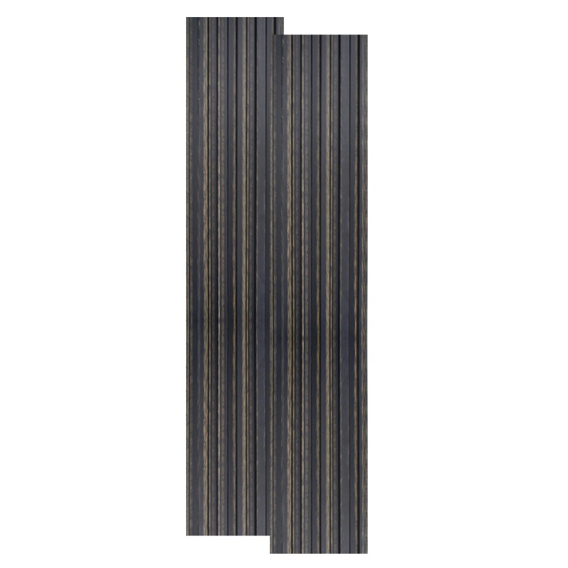 Set 2 panouri decorative, riflaj, polimer rigid, Naimeed D5497, 270x12x1cm, Negru Set 2 panouri decorative, riflaj, polimer rigid, Naimeed D5497, 270x12x1cm, Negru