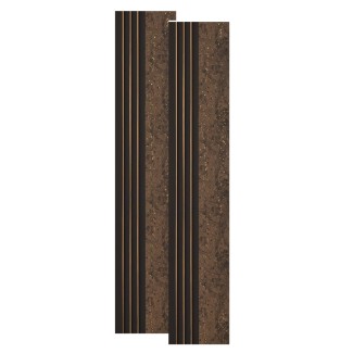Set 2 panouri decorative, riflaj, polimer rigid, Naimeed D5502, 270x16x1cm, Maro Set 2 panouri decorative, riflaj, polimer rigid, Naimeed D5502, 270x16x1cm, Maro