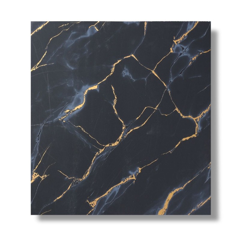 Panou decorativ, riflaj, polimer rigid, Naimeed D7608, Dimensiuni 270x30.5x0.45cm, Negru