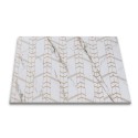Panou decorativ, riflaj, polimer rigid, Naimeed D7620, Dimensiuni 270x30.5x0.45cm, Alb