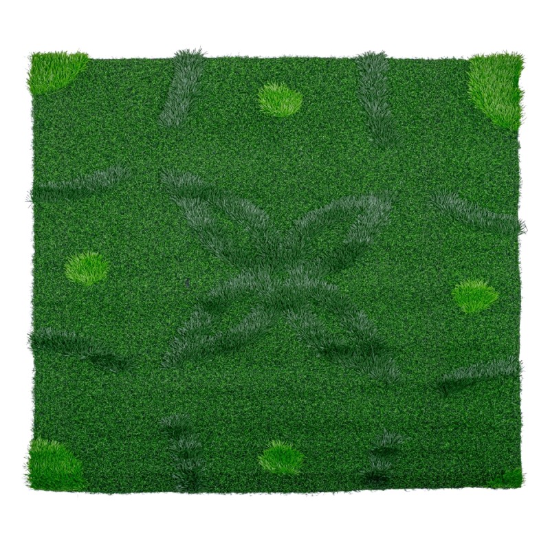 Covor gazon artificial, Naimeed D6546, pentru decorare interioara sau exterioara, Verde, 1000x900x20mm Covor gazon artificial, Naimeed D6546, pentru decorare interioara sau exterioara, Verde, 1000x900x20mm
