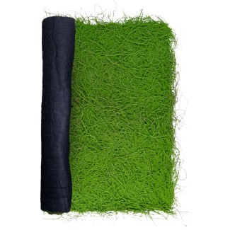 Covor muschi artificial de padure, Naimeed D6555, pentru decorare interioara sau exterioara, Verde, 1000x1000x30mm