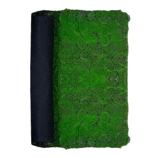 Covor muschi artificial de padure, Naimeed D6556, pentru decorare interioara sau exterioara, Verde, 1000x2000x30mm