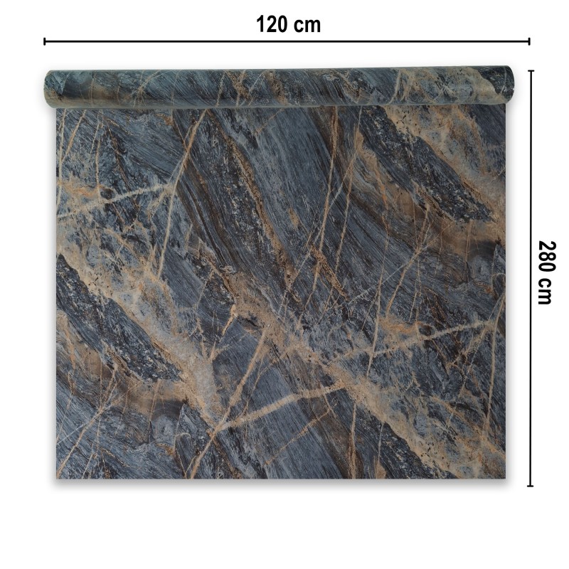 Rola panou autoadeziv, Naimeed D7368, design modern, 2.5mm grosime, 120x280cm, Multicolor