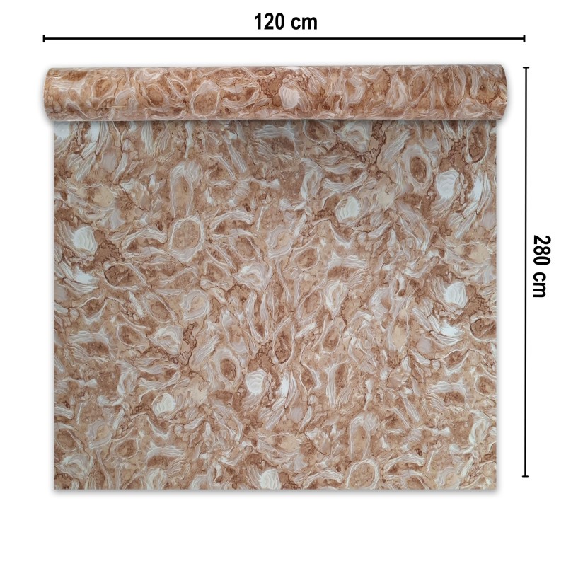 Rola panou autoadeziv, Naimeed D7381, design modern, 2.5mm grosime, 120x280cm, Maro deschis Rola panou autoadeziv, Naimeed D7381, design modern, 2.5mm grosime, 120x280cm, Maro deschis