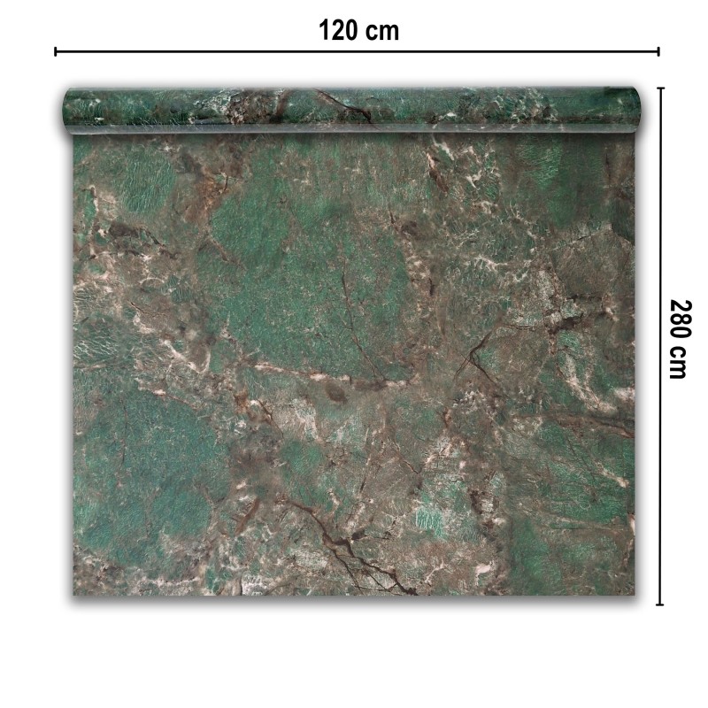 Rola panou autoadeziv, Naimeed D7392, design modern, 2.5mm grosime, 120x280cm, Verde Rola panou autoadeziv, Naimeed D7392, design modern, 2.5mm grosime, 120x280cm, Verde